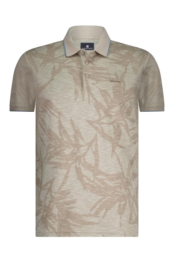 PIQUE POLO MET ALLOVER PRINT 464 15903 1611
